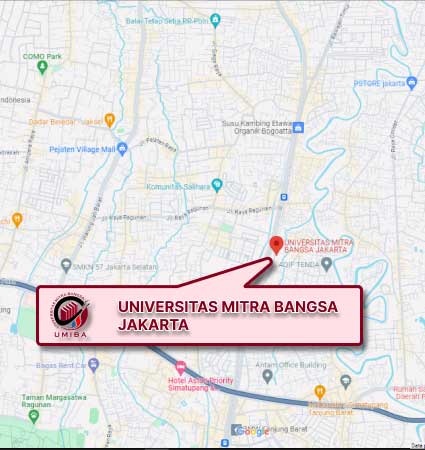 Peta dan Lokasi Universitas Mitra Bangsa Nomor